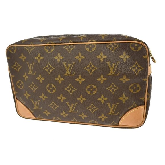 Louis Vuitton Compiegne 28 Clucth Bag Monogram M51845 881SL YQ04350 BN03 - Picture 2 of 14